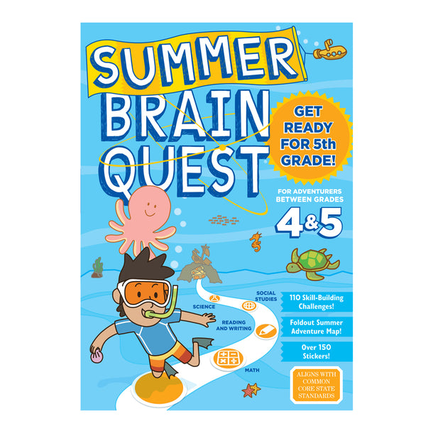 Summer Brain Quest Between Gr 4 & 5 Book