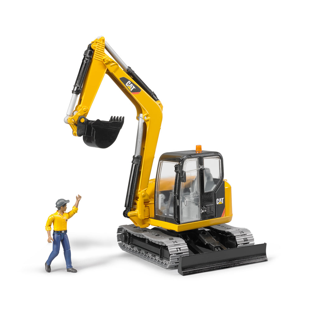 Bruder CAT Mini Excavator w/ Worker