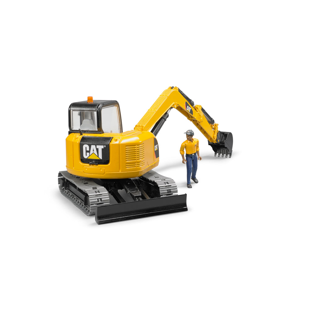 Bruder CAT Mini Excavator w/ Worker