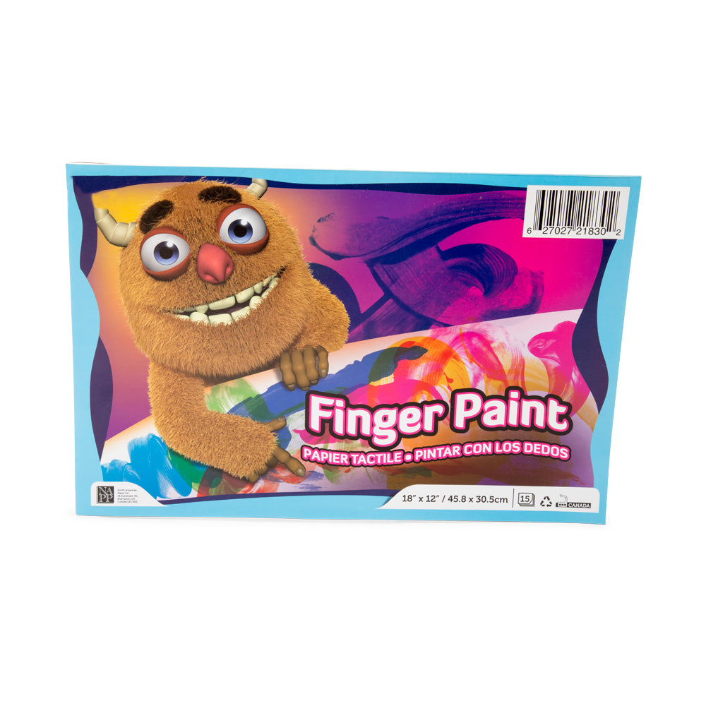 Finger Paint Paper 12x18 15 Sheets