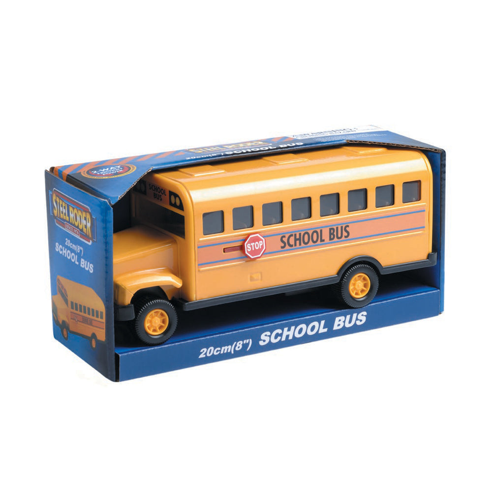Metal School Bus - Pullback