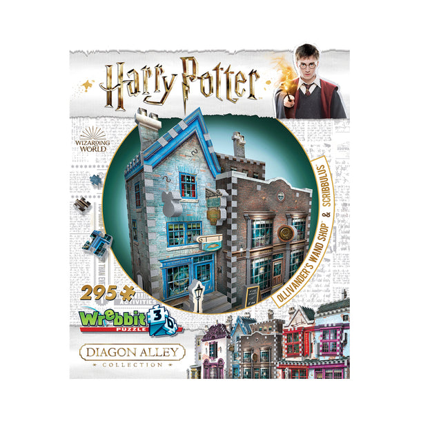 Wrebbit Harry Potter Ollivander's Wand Shop & Scribbulus 3D Puzzle