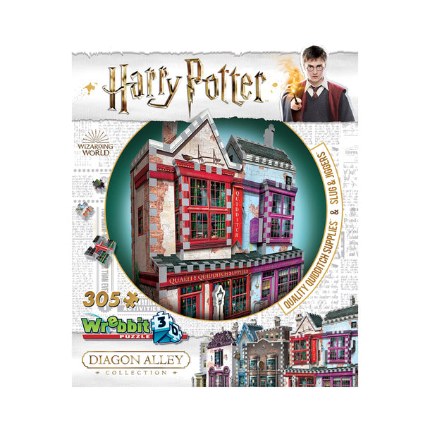 Wrebbit Harry Potter™ Quality Quidditch Supplies & Slug & Jiggers 3D Puzzle