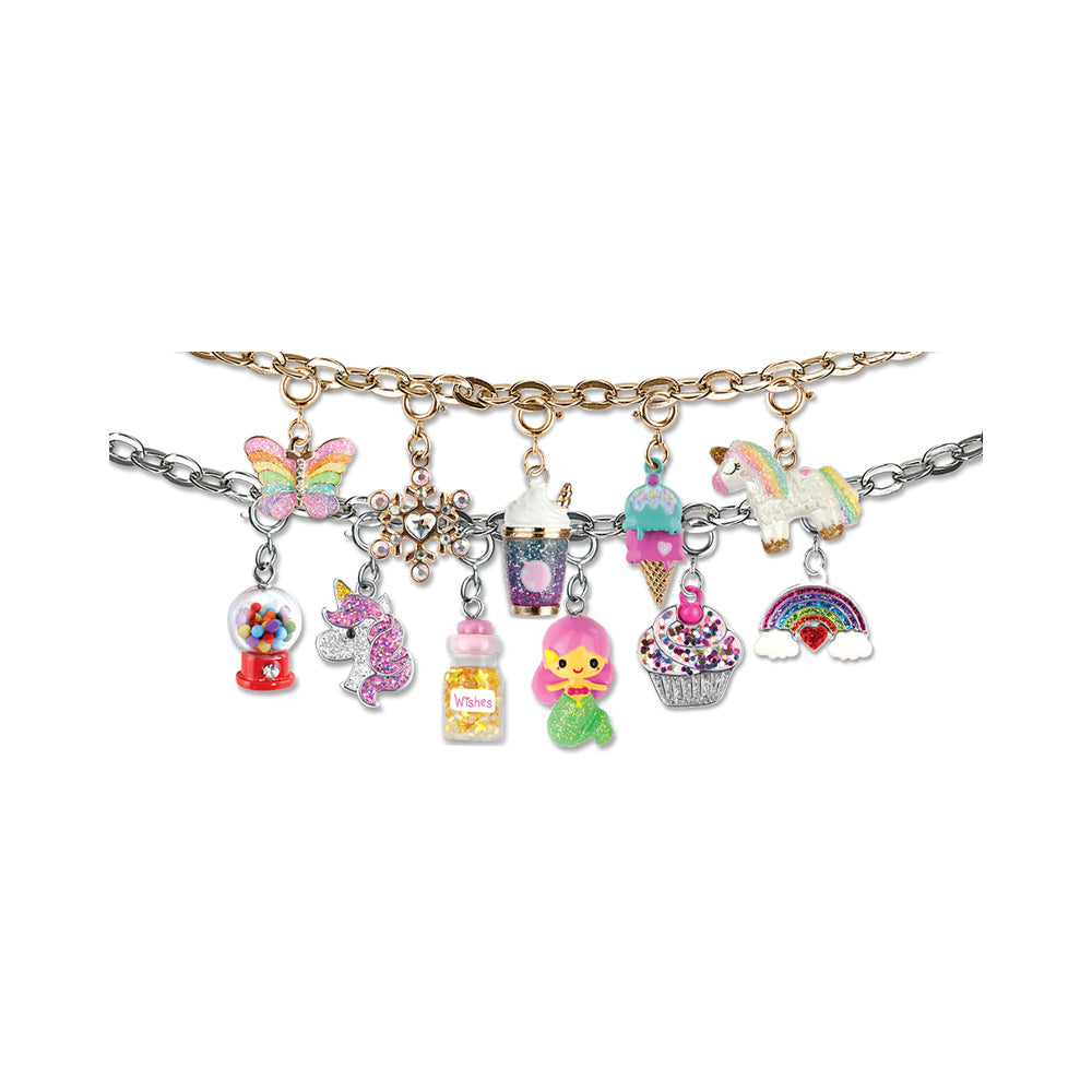 Gold Chain Charm Bracelet