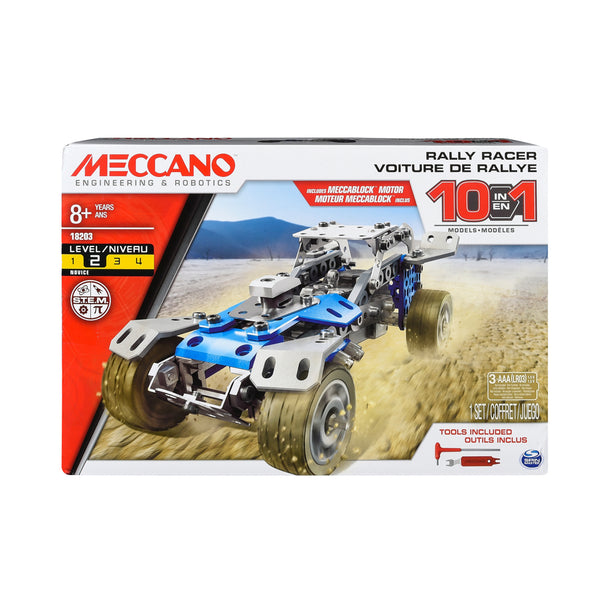 Meccano 10-in-1 Rally Racer Building Kit