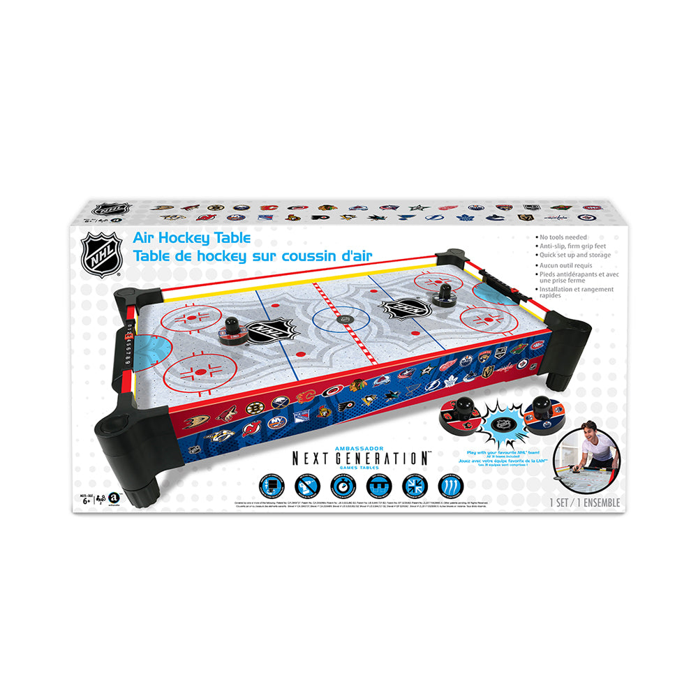 NHL 27" Wood Tabletop Air Hockey Mastermind Toys