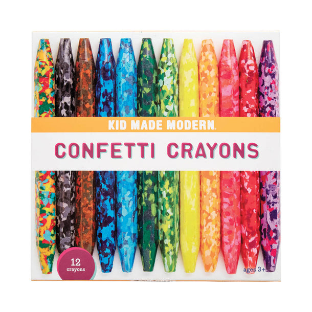 Kids Made Modern Confetti Crayons 12pk