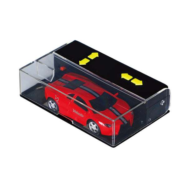 Mastermind Toys Mini Remote Control Red Race Car 1:64 Scale