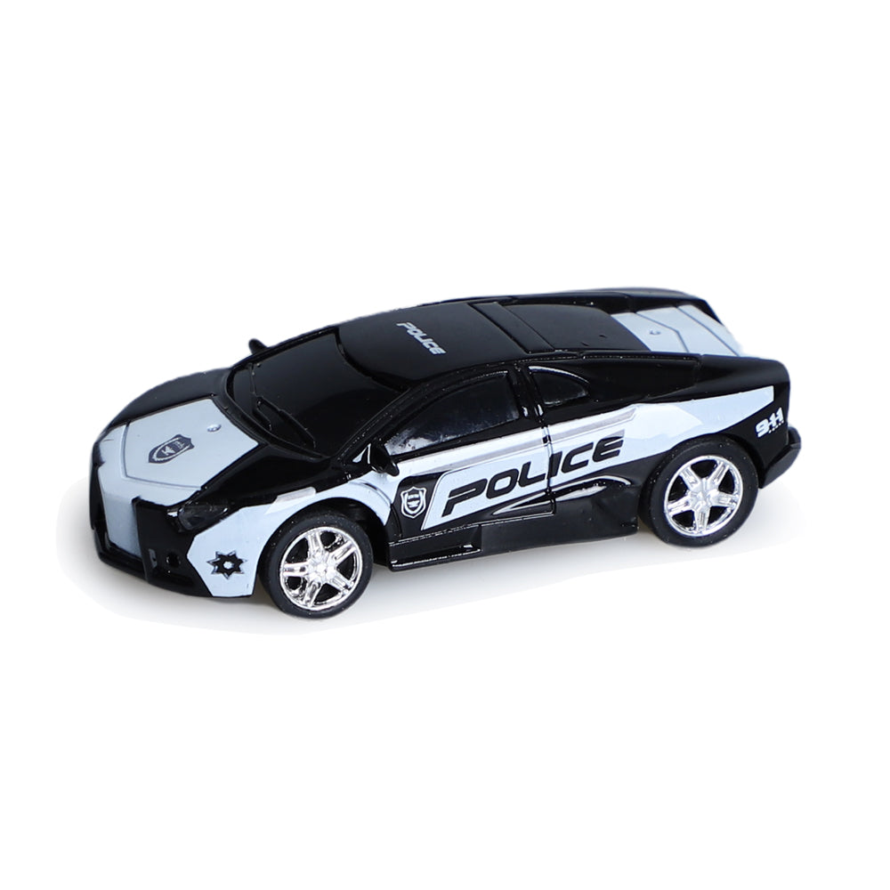 Mastermind Toys Mini RC Police Car 1:64 Scale
