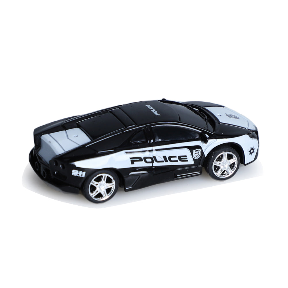 Mastermind Toys Mini RC Police Car 1:64 Scale