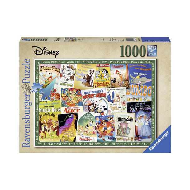 Ravensburger Disney Vintage Movie Posters 1000pc Puzzle