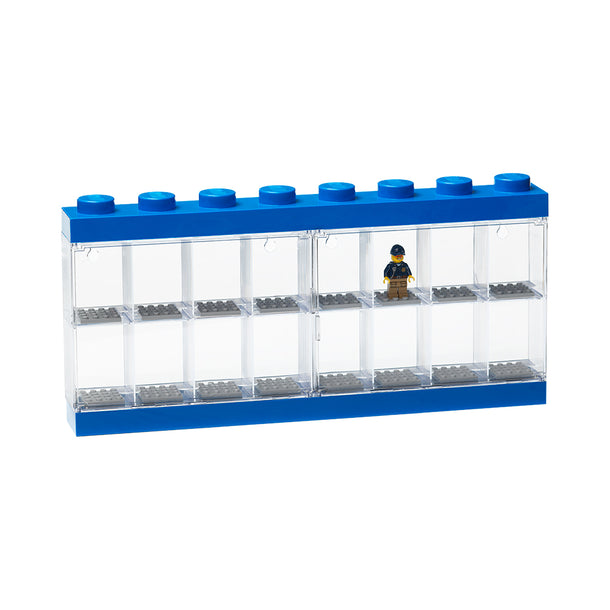 LEGO 16 Minifigure Blue Display Case