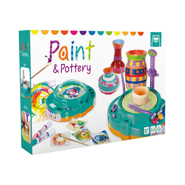 Owl Toys Paint & Pottery Set