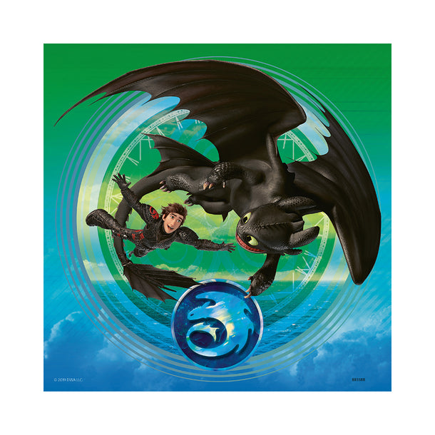 Ravensburger How to Train Your Dragon 3x49pc Puzzle