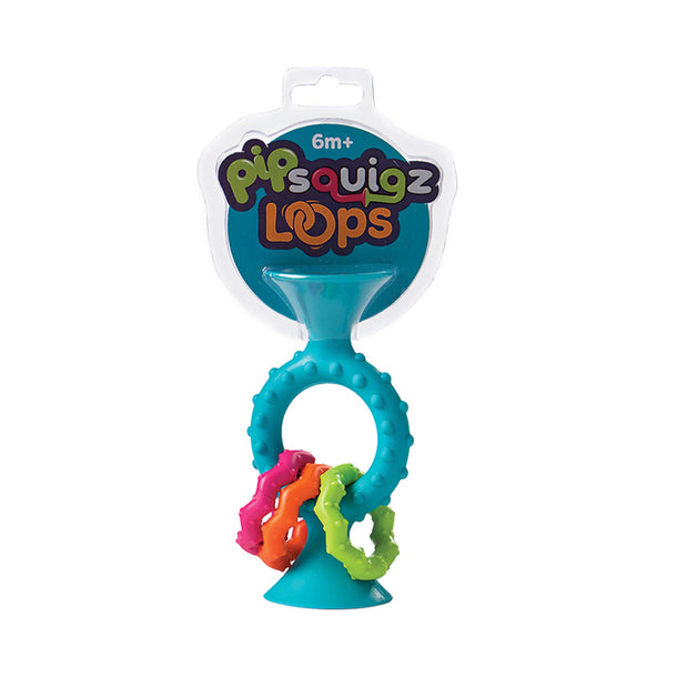 Fat Brain Toy Co. Teal Pip Squigz Loops
