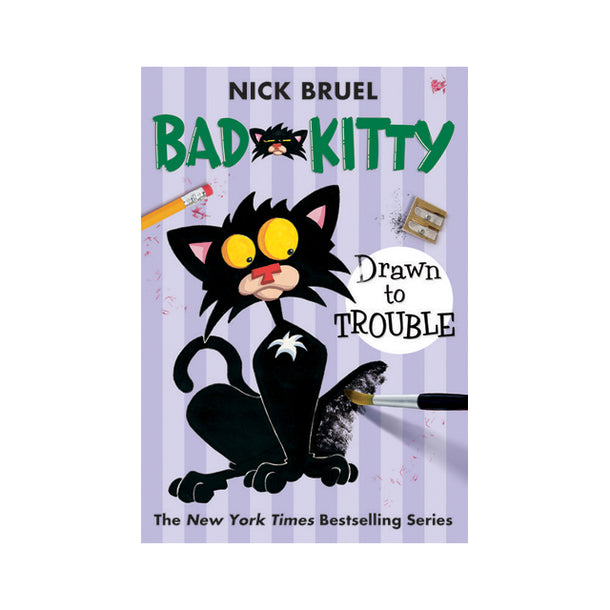 Bad Kitty #7: Bad Kitty Drawn to Trouble Book