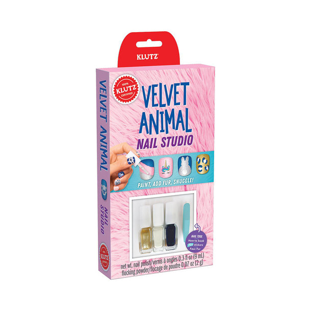 Klutz Velvet Animal Nail Studio Book