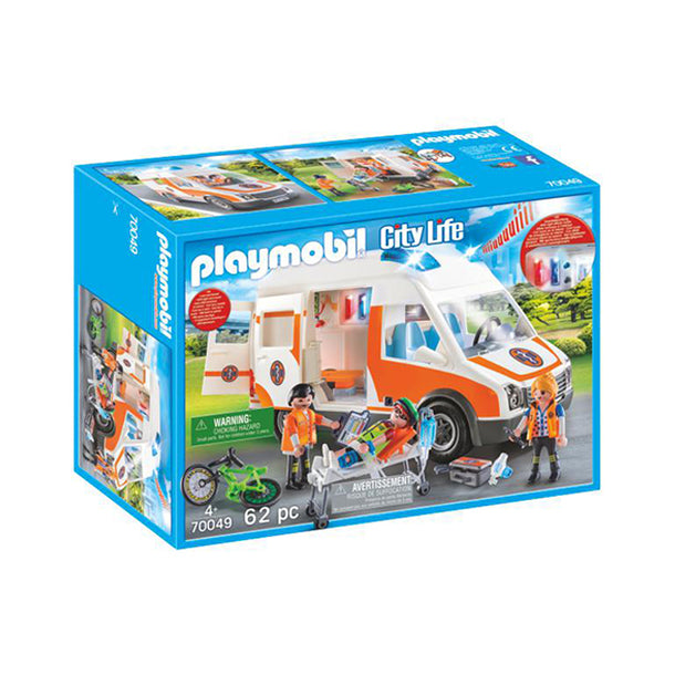 Playmobil City Life Ambulance with Flashing Lights