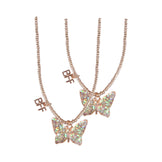 Great Pretenders BFF Butterfly Share & Tear Necklace Set