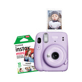 Fujifilm Instax Mini 11 Lilac Purple Camera with 10 Pack of Film Included