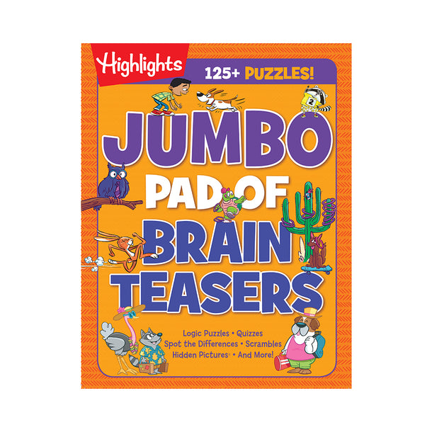 Jumbo Pad of Brain Teasers Book