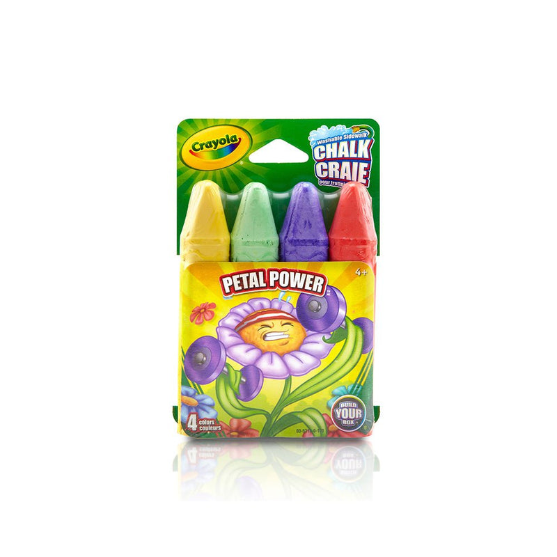 Crayola Washable Sidewalk Chalk - Petal Power