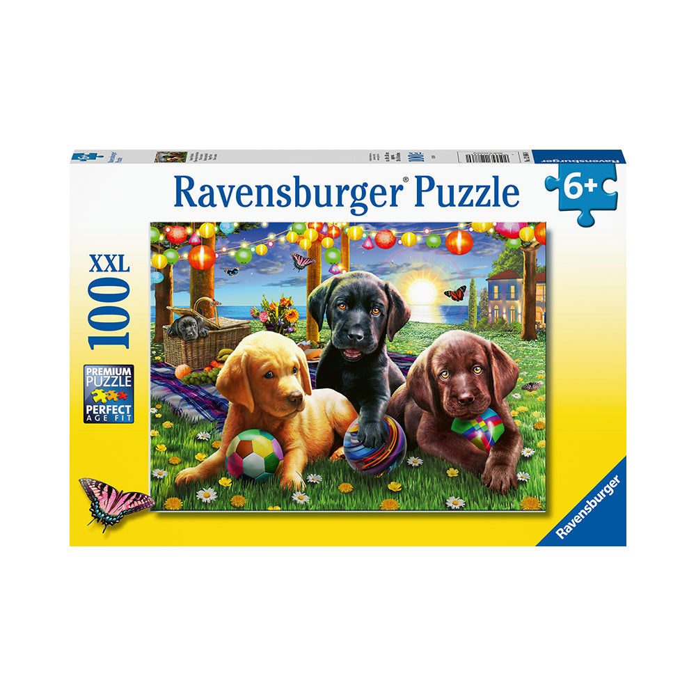 Puppy Picnic 100pc Puzzle
