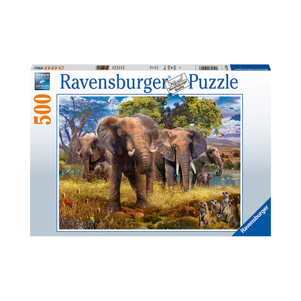 Ravensburger Elephants 500pc Puzzle
