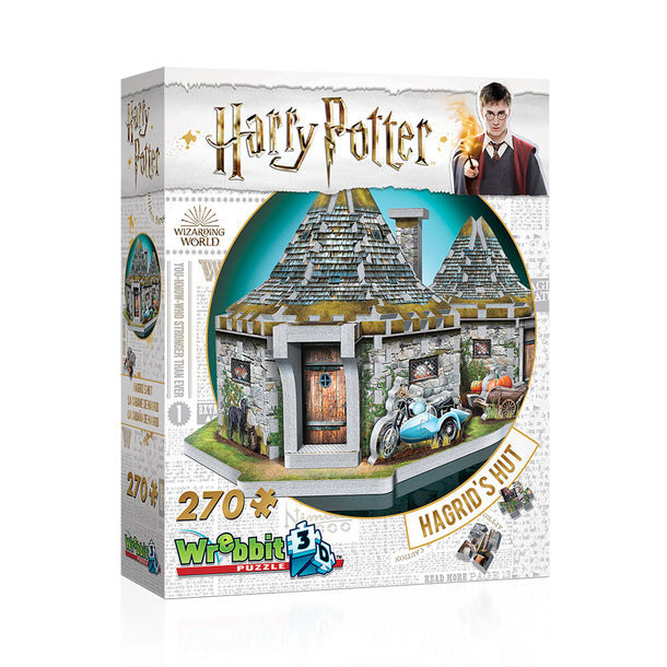 Wrebbit Harry Potter Hagrid's Hut 3D Puzzle