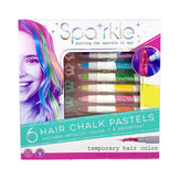 Spa*rkle Hair Chalk Pastels & Barrettes Set