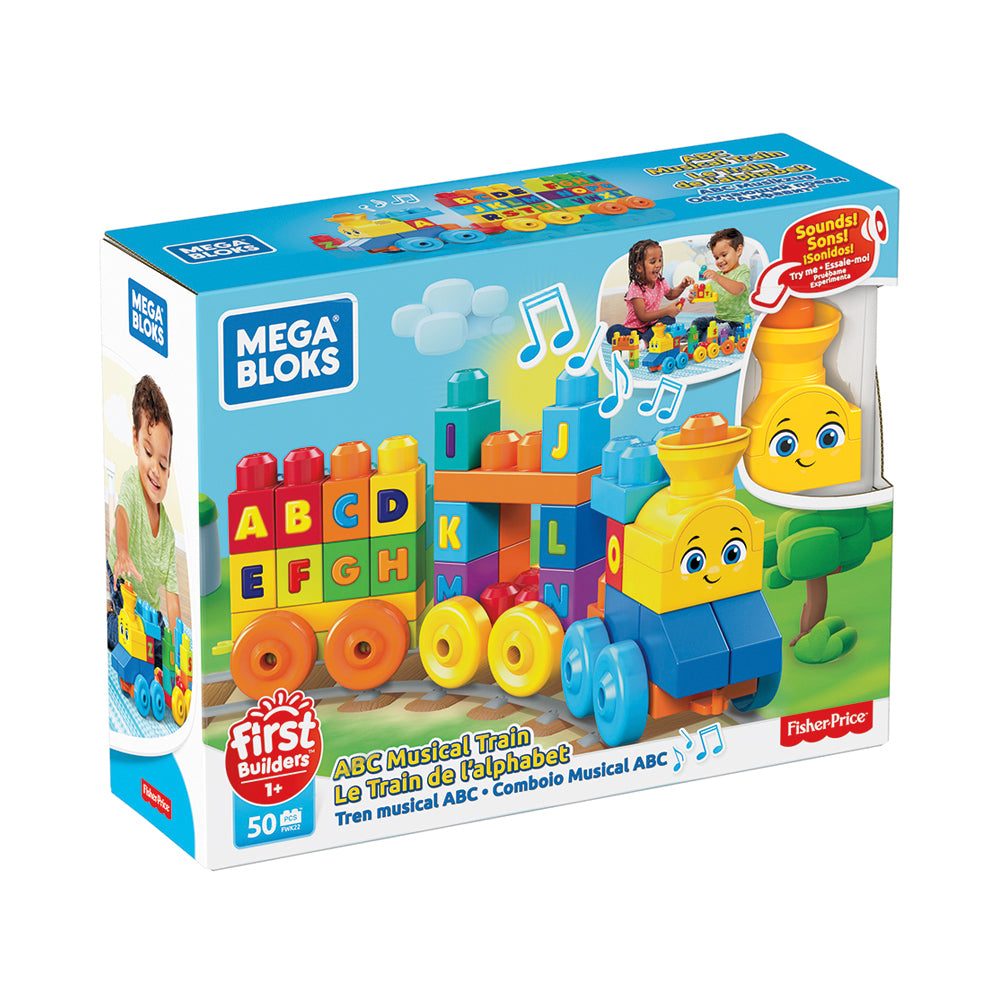 Mega Bloks First Builders ABC Musical Train