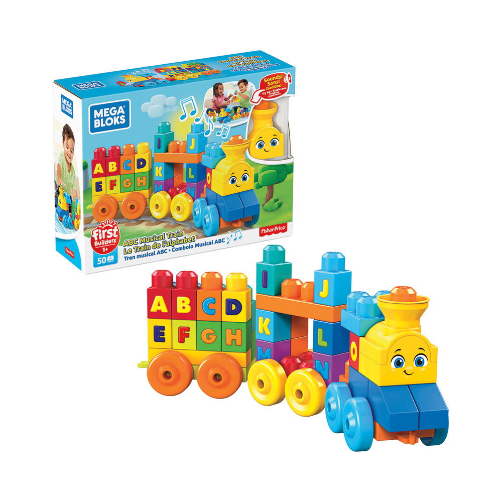 Mega Bloks First Builders ABC Musical Train