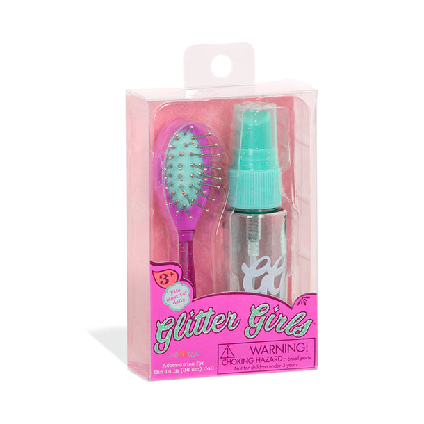Glitter Girls Bedazzling Brush and Spray Bottle Set