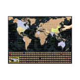 Scratch OFF World Travel Map 1000pc