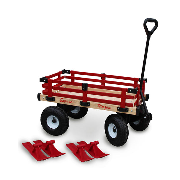 Millside Convertible Sleigh Wagon with Pneumatic Tires