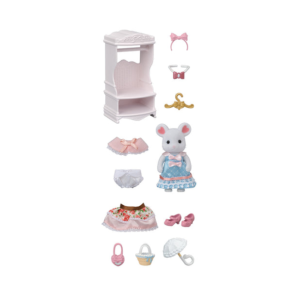 Calico Critters Sugar Sweet Mouse Fashion Play Set