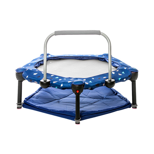 Okiedog 3-in-1 Foldable Blue Trampoline with Ballpit