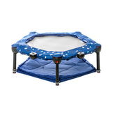 Okiedog 3-in-1 Foldable Blue Trampoline with Ballpit