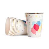 Happy Birthday Paper Cups 8 pcs