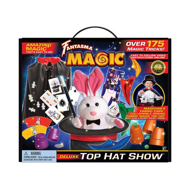Fantasma Deluxe Top Hat and Cape Magic Show 175 Tricks