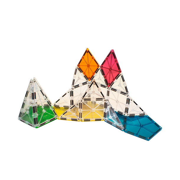 MAGNA-TILES Polygons 8-Piece Expansion Set, The ORIGINAL Magnetic Building Brand