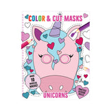 Color & Cut Masks: Unicorns Book