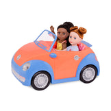 Glitter Girls Convertible Car Orange & Blue