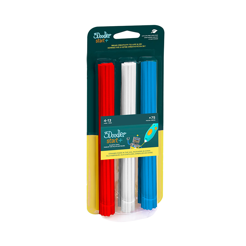 3Doodler Red/White/Blue Mixed Pack 75pcs
