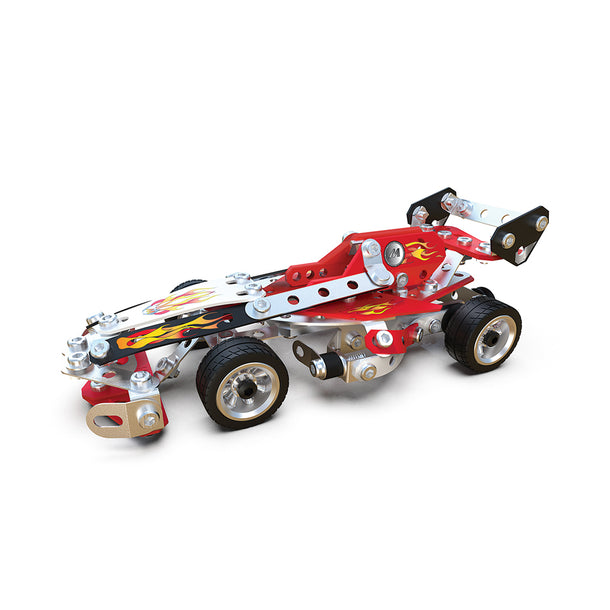 Meccano 10 in 1 Racing Vehicles Model Set