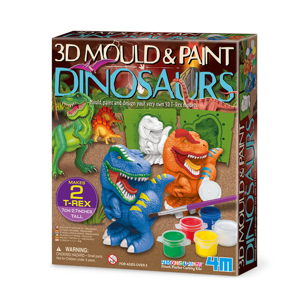 4M Mould & Paint 3D Dinosaurs