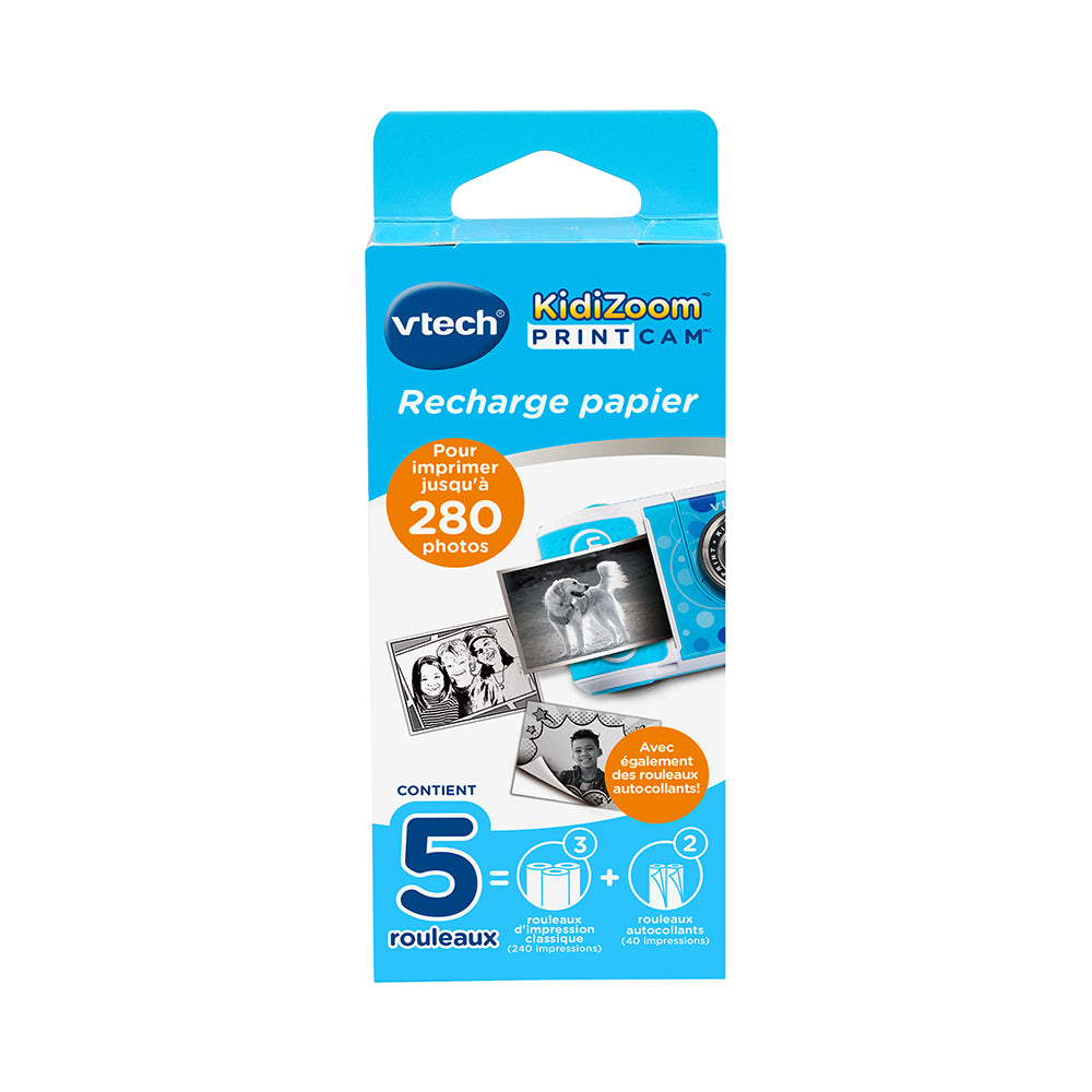 VTech KidiZoom Printcam Paper Refill Pack 280 Photos 3 Regular Rolls Print  Cam