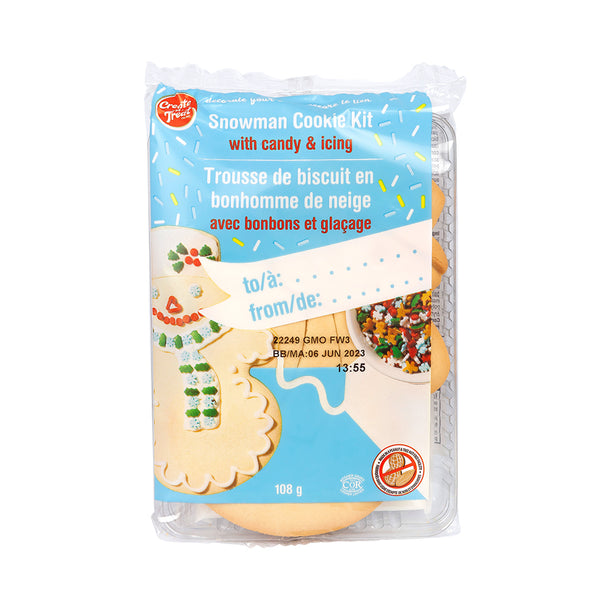 Decorate Your Own Snowman Cookie Kit