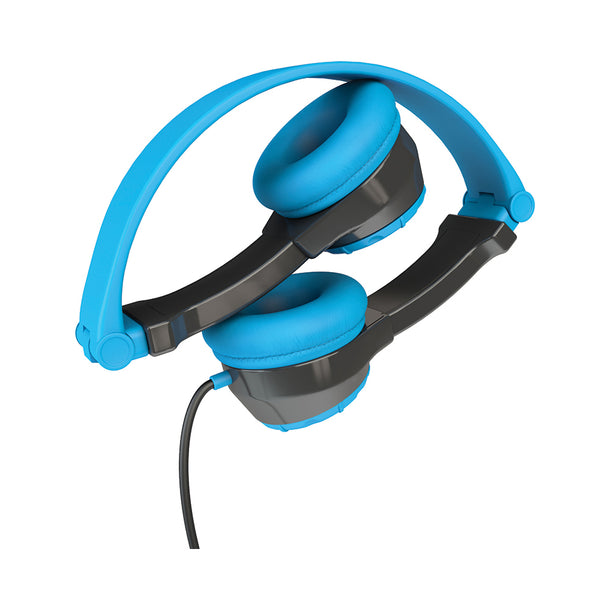 JLab JBuddies Black and Blue Kids Folding Wired Headphones