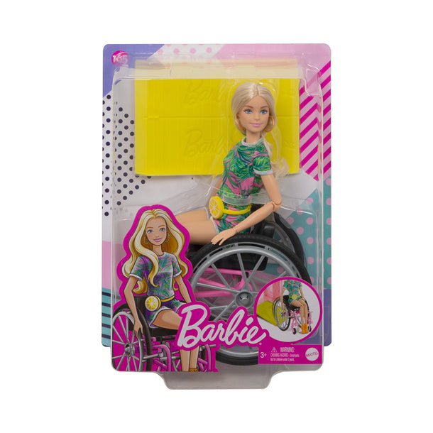 Barbie Fashionistas Doll #165 with Wheelchair & Long Blonde Hair